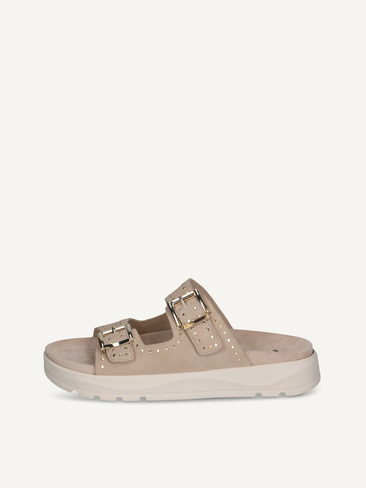 Caprice, Leather Mule - beige BEIGE SUEDE, image 3 of 6