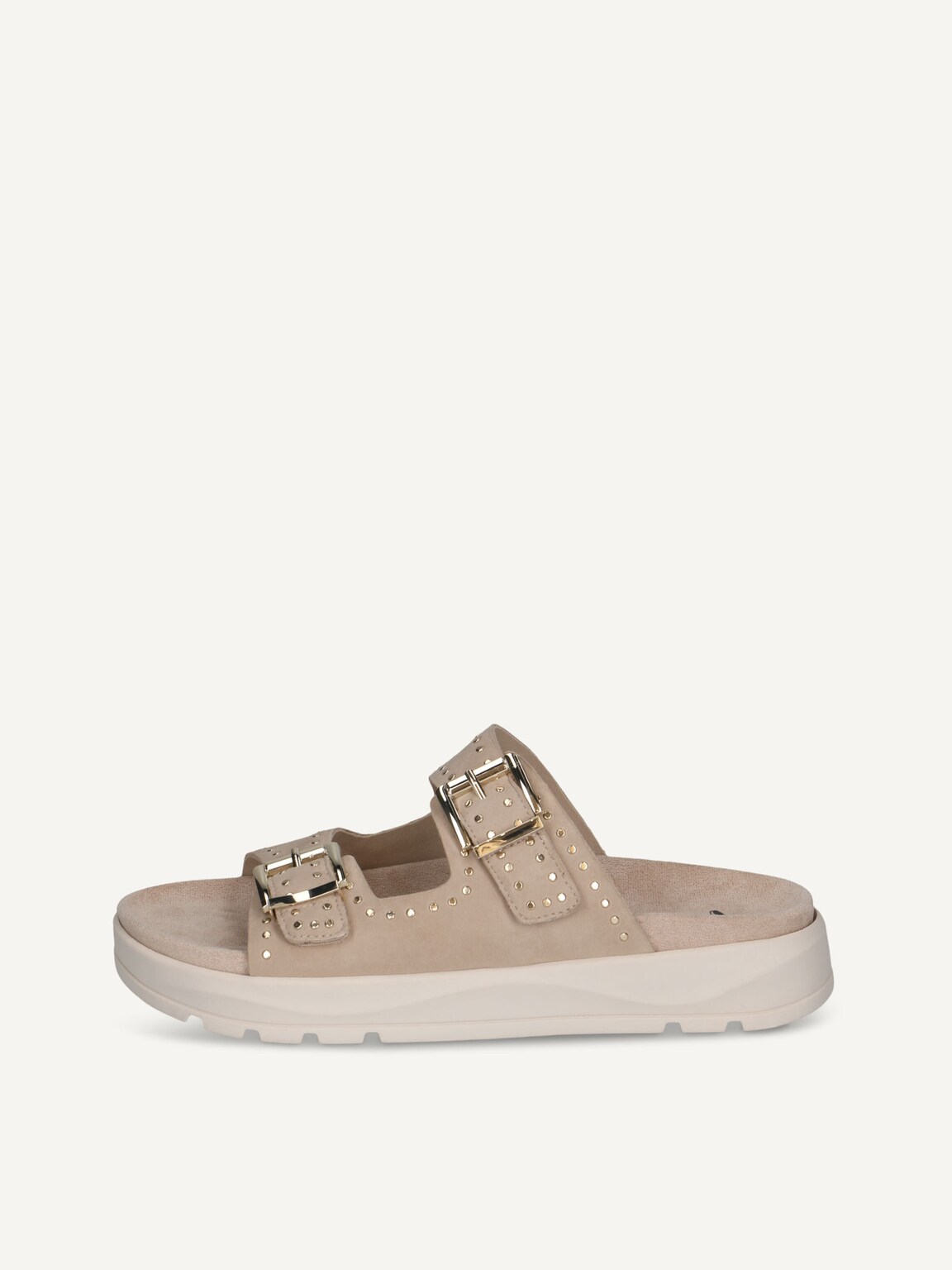Caprice, Leather Mule - beige BEIGE SUEDE, image 3 of 6