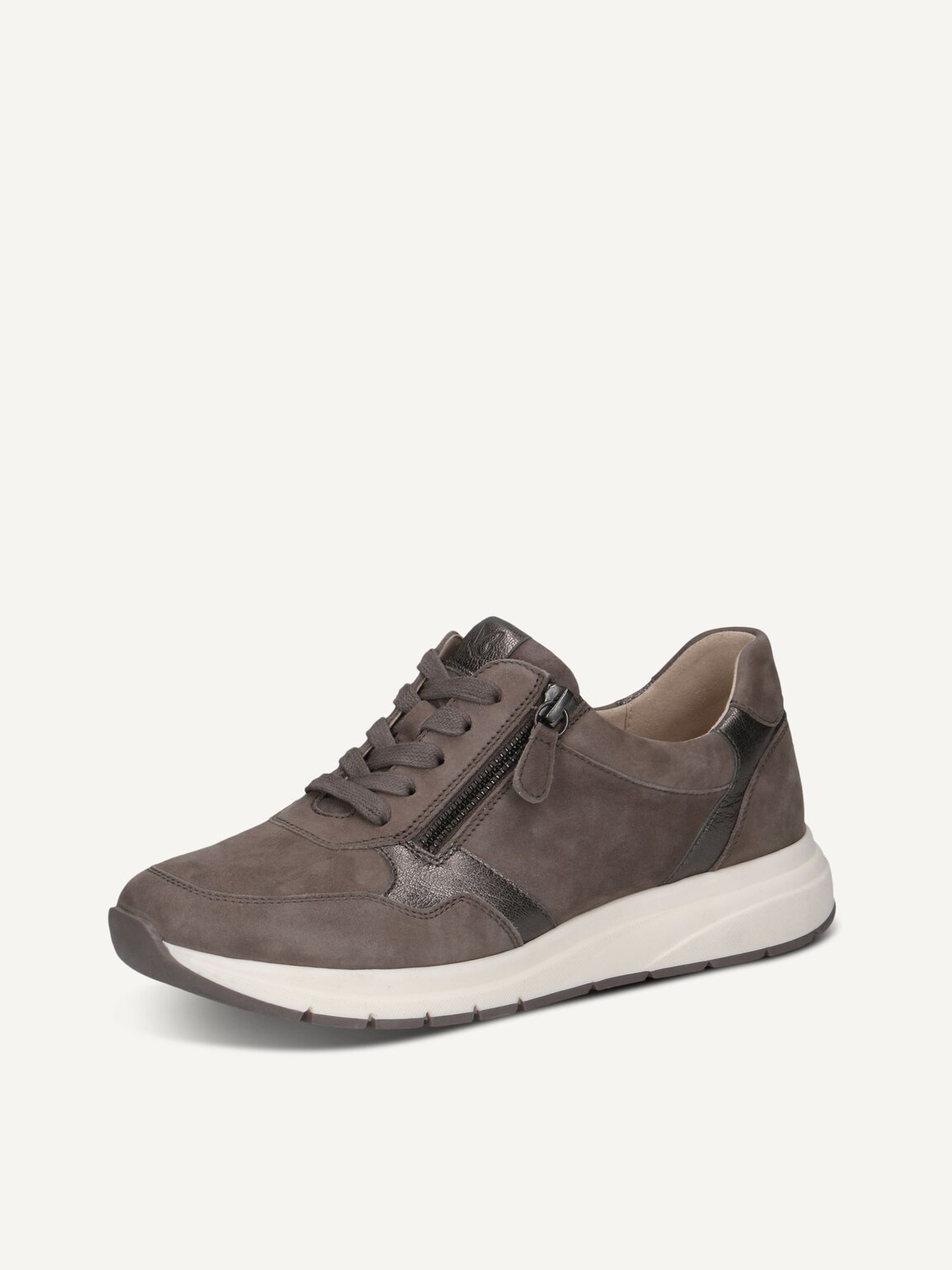 Caprice, Leather Sneaker - beige TAUPE COMB, image 1 of 5