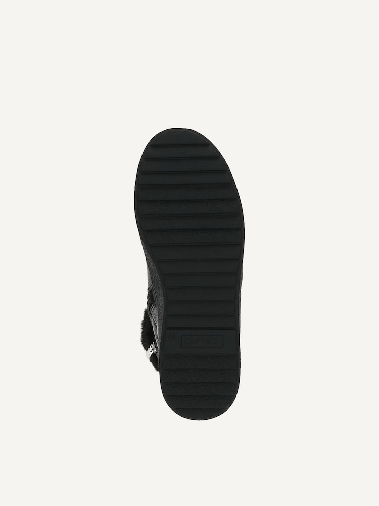 Caprice, Bottine en cuir - noir doublure chaude BLACK NAPPA, image 5 sur 5