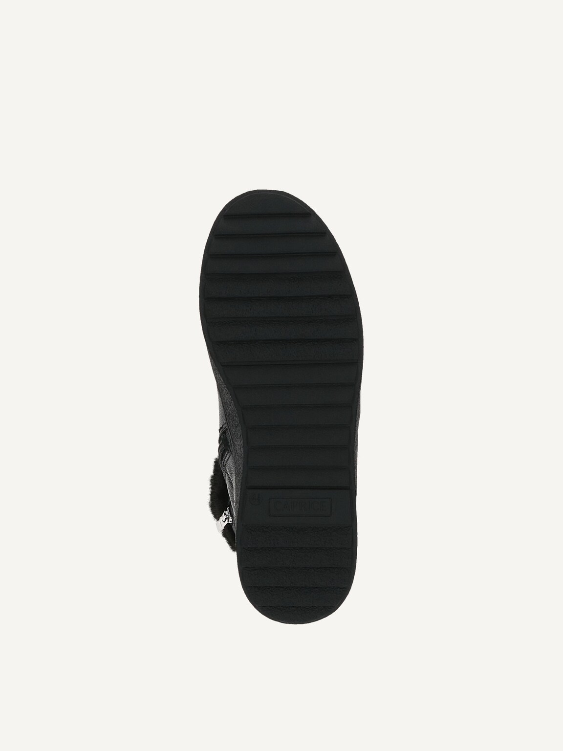 Caprice, Leather Bootie - black warm lining BLACK NAPPA, image 4 of 5