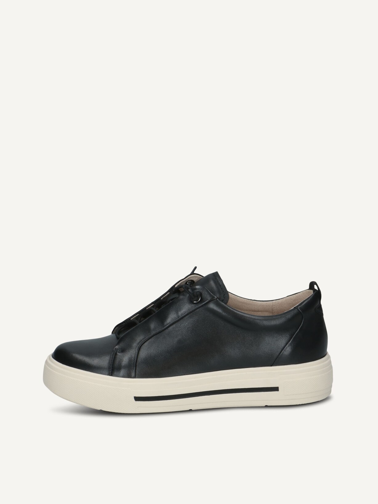 Caprice, Leather Sneaker - black BLACK NAPPA, image 1 of 6