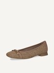 Not selected, Caprice, Ballerina - brown BARK COMB