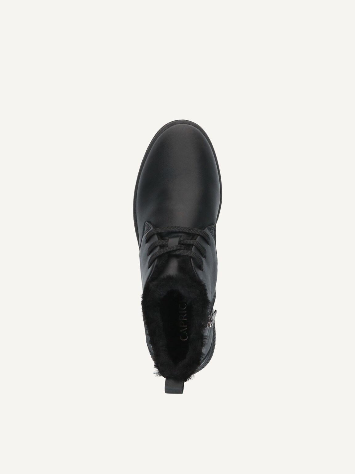 Caprice, Leather Bootie - black warm lining BLACK NAPPA, image 5 of 5