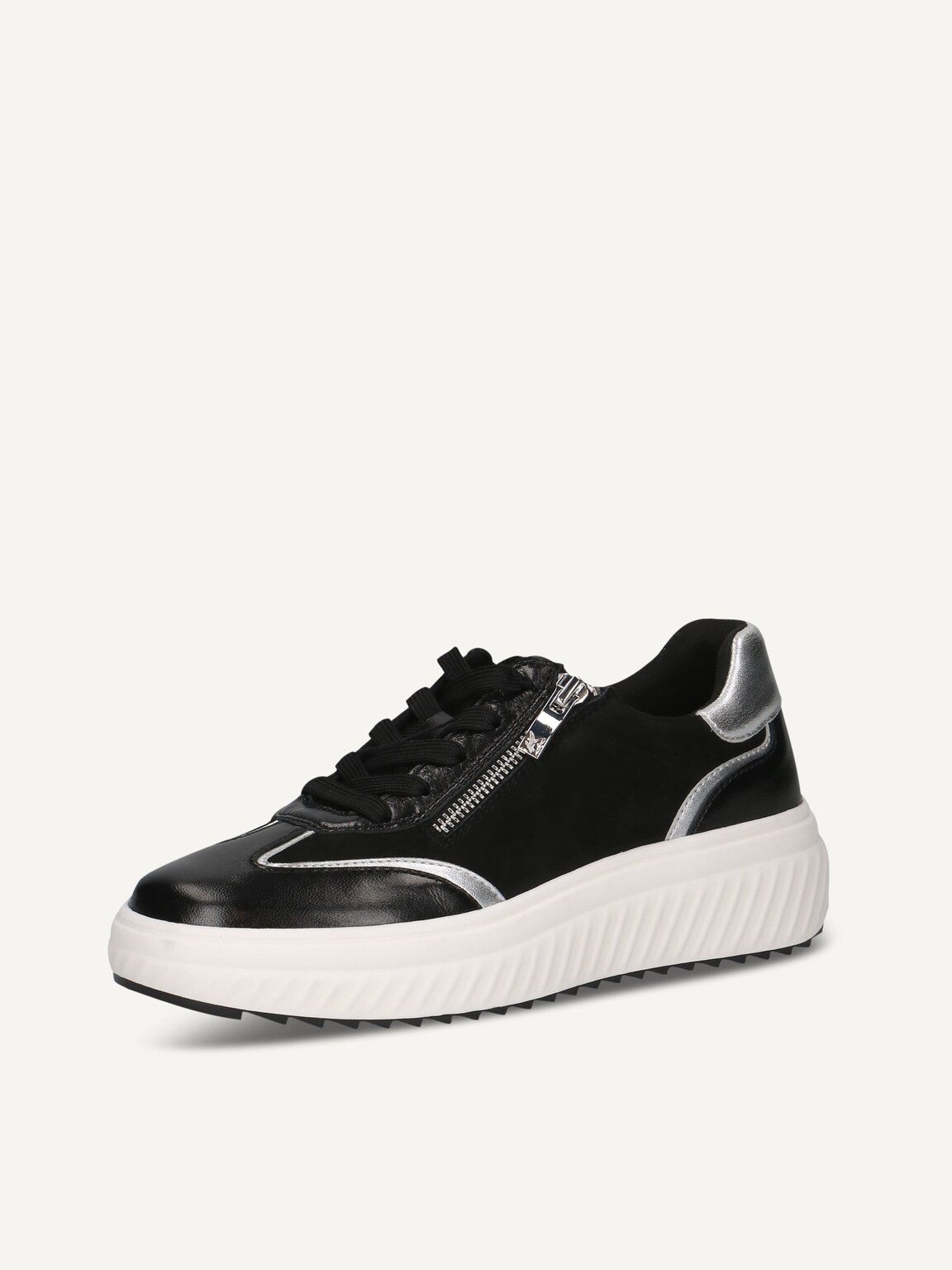 Caprice, Leather Sneaker - black BLACK COMB, image 1 of 5