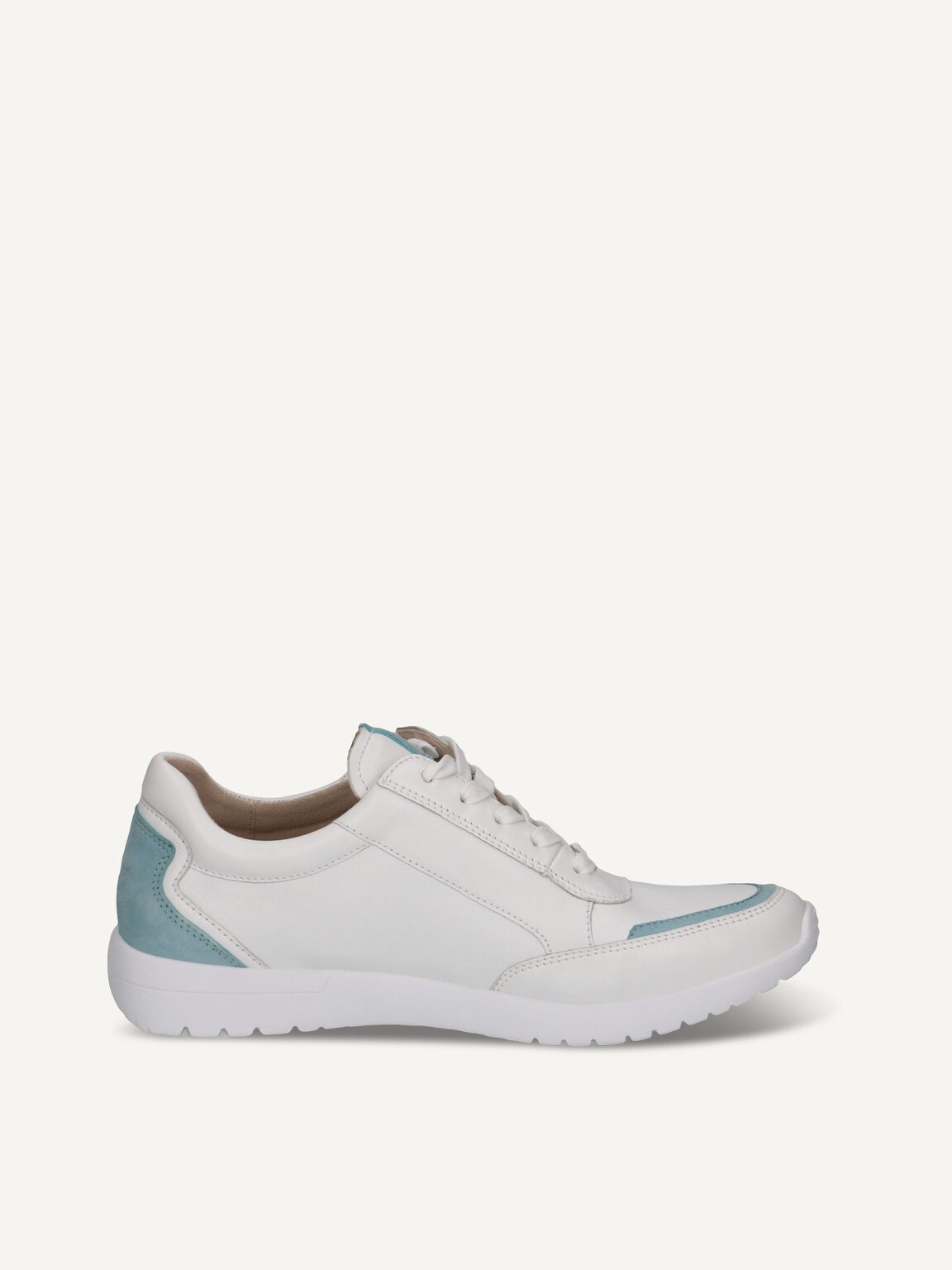 Caprice, Leather Low shoes - black WHITE/LT.BLUE, image 3 of 5
