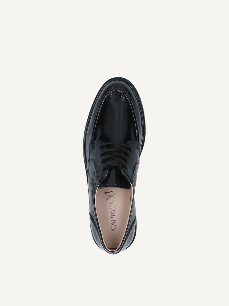 Caprice, Derbie en cuir - noir BLACK NAPLAK, image 4 sur 5