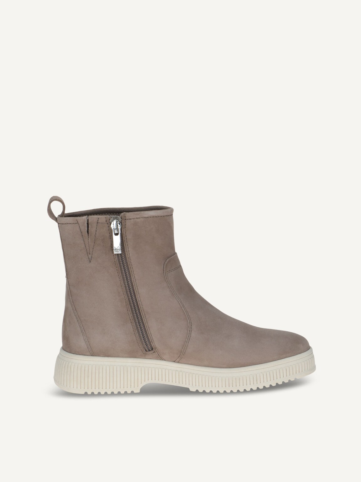 Caprice, Leather Bootie - brown TAUPE SUEDE, image 3 of 5