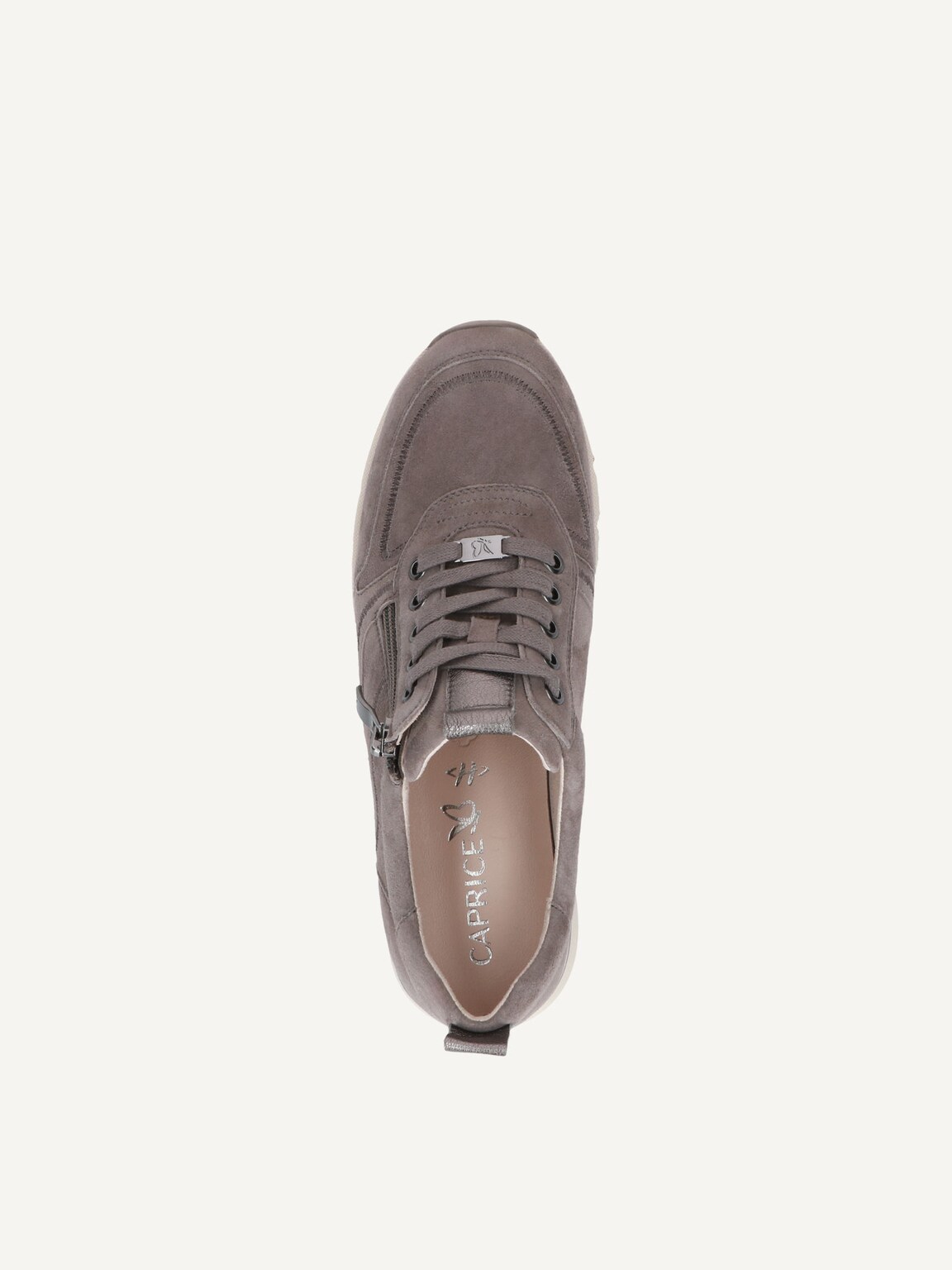 Caprice, Leather Sneaker - beige TAUPE COMB, image 6 of 6
