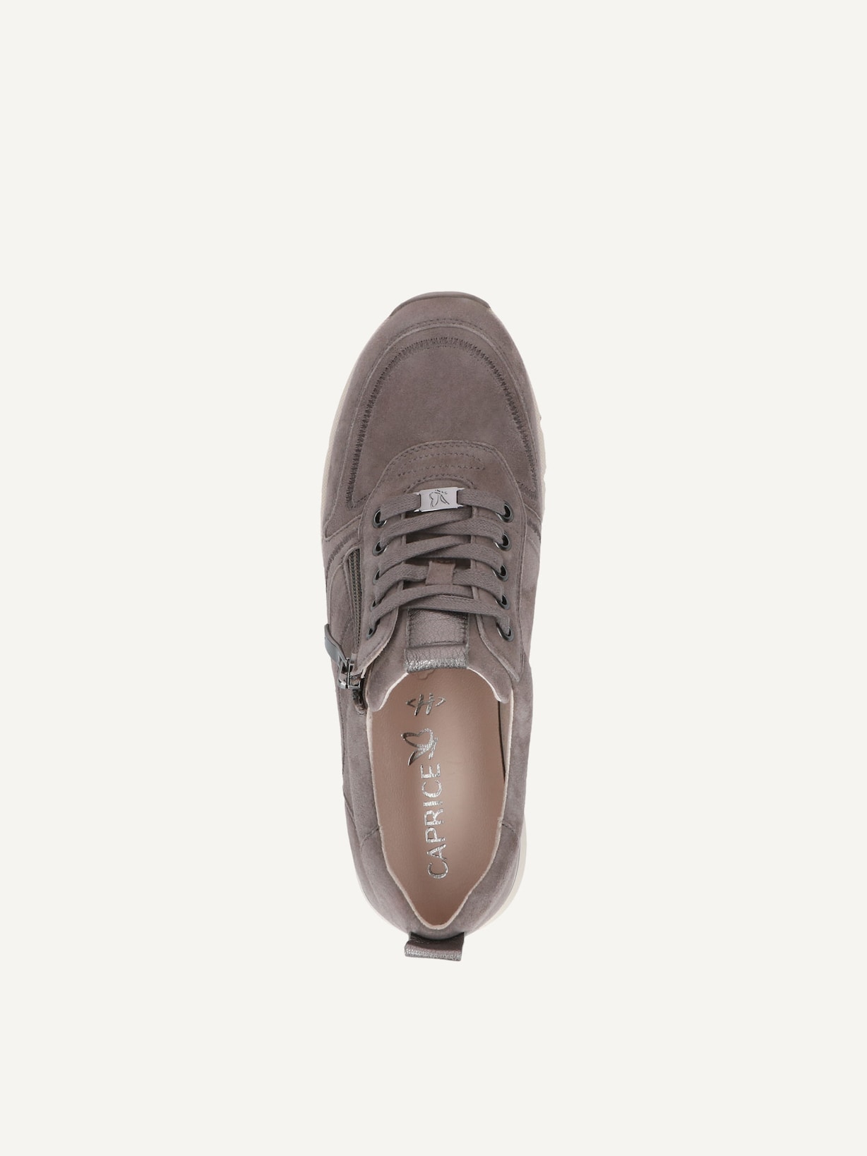 Caprice, Basket en cuir - beige TAUPE COMB, image 5 sur 6