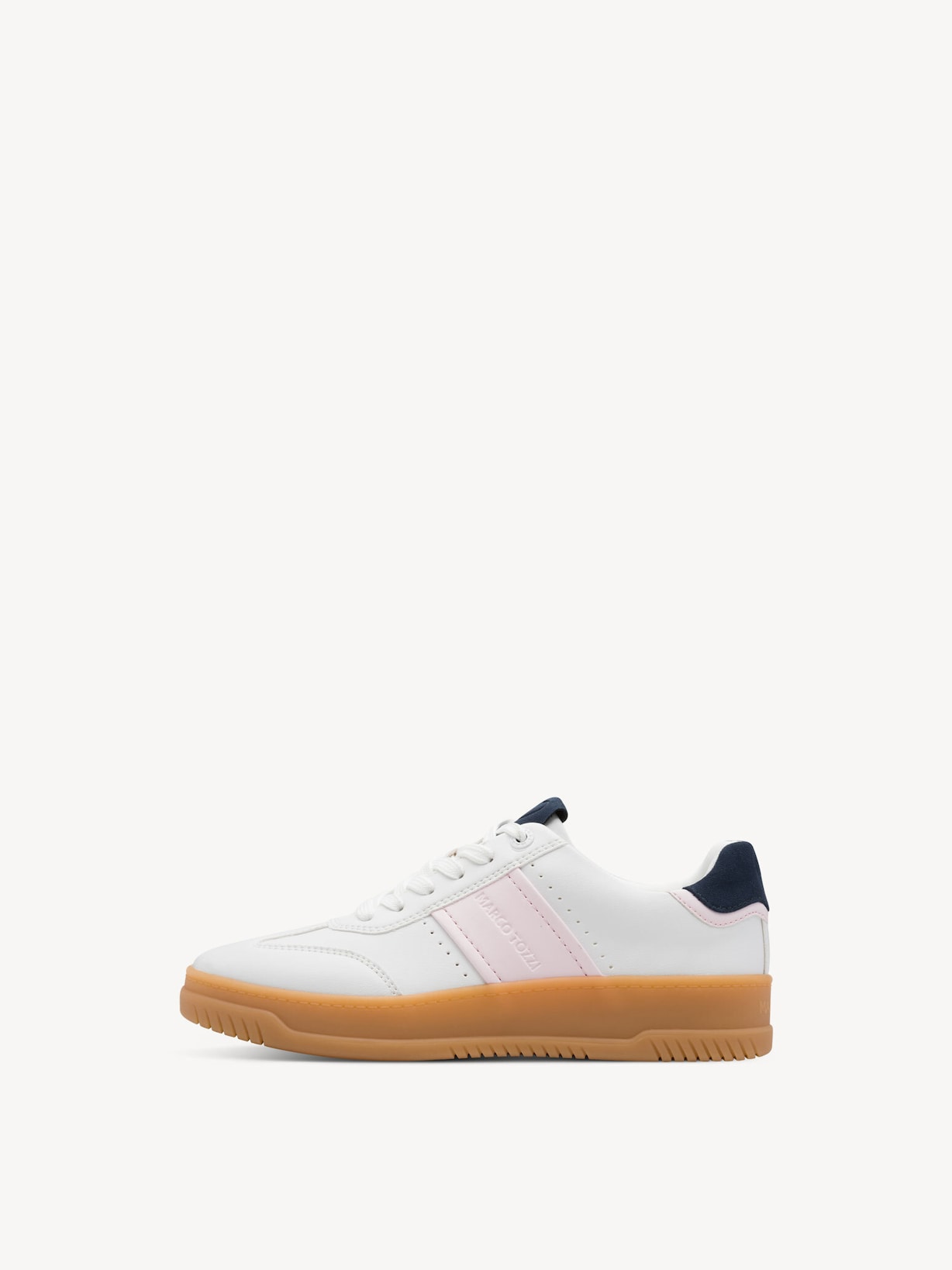 Marco Tozzi, Sneaker - weiß WHITE/SOFT PNK, Bild 3 von 7