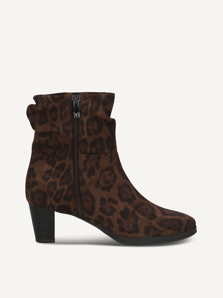Caprice, Bootie - beige LEO STRETCH, image 4 of 6