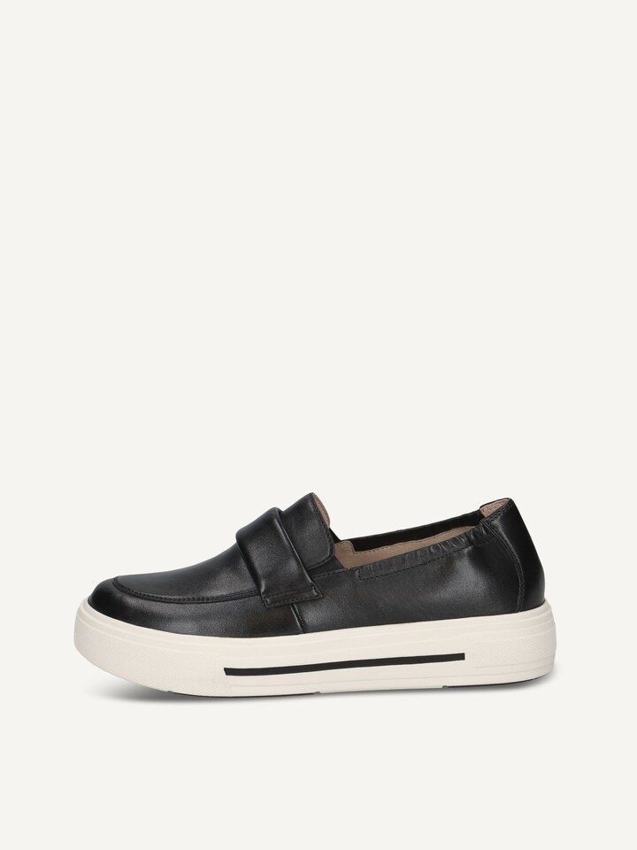 Caprice, Basket en cuir - noir BLACK NAPPA