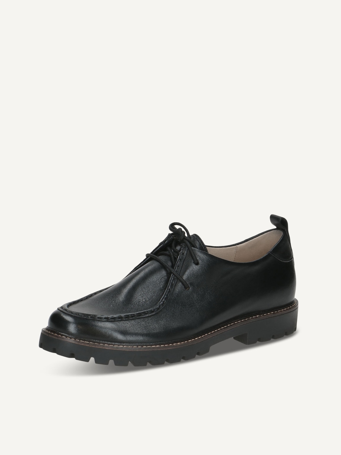 Caprice, Leather Low shoes - black BLACK NAPPA, image 1 of 5