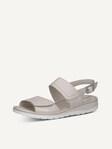 Not selected, Caprice, Leather Heeled sandal - white PEARL NAPPA