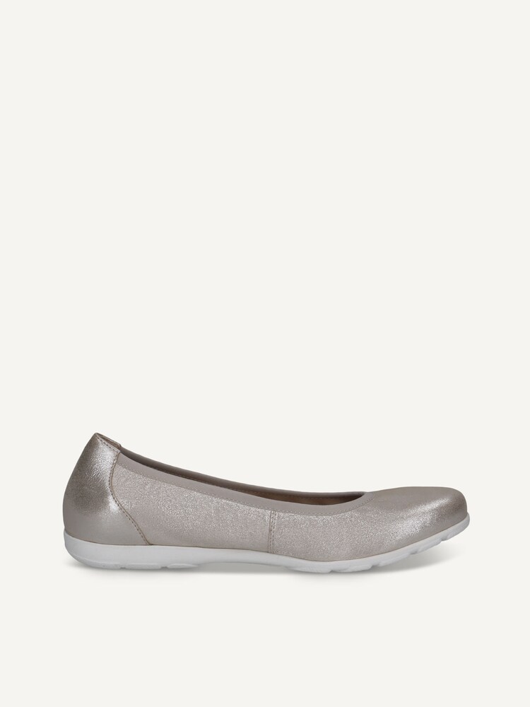 Caprice, Leather Ballerina - brown TAUPE METALLIC, image 4 of 6