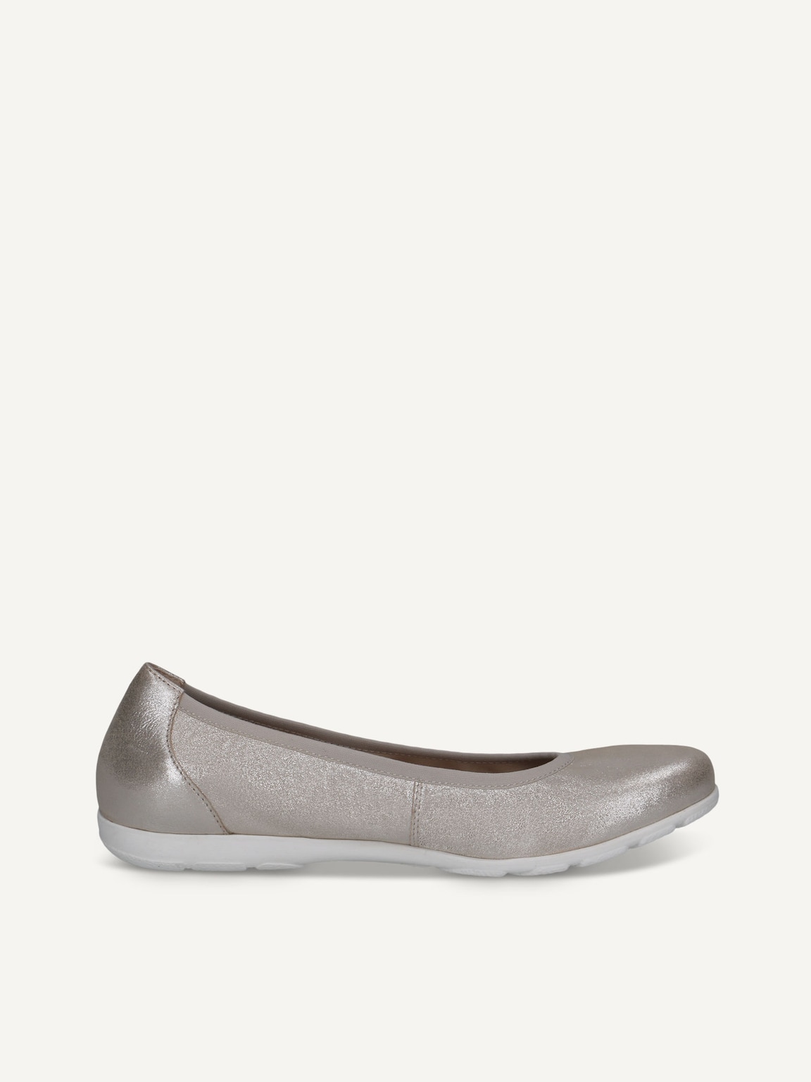 Caprice, Leather Ballerina - brown TAUPE METALLIC, image 4 of 6