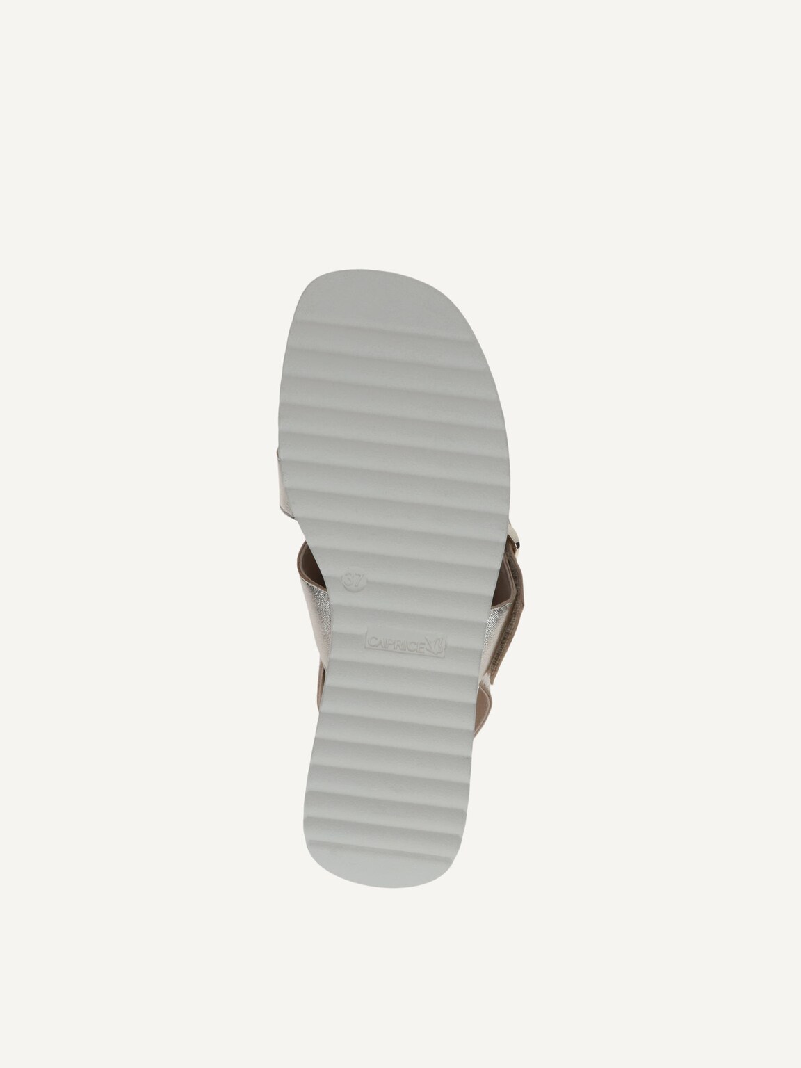 Caprice, Leather Sandal - metallic LT.GOLD METAL., image 4 of 5