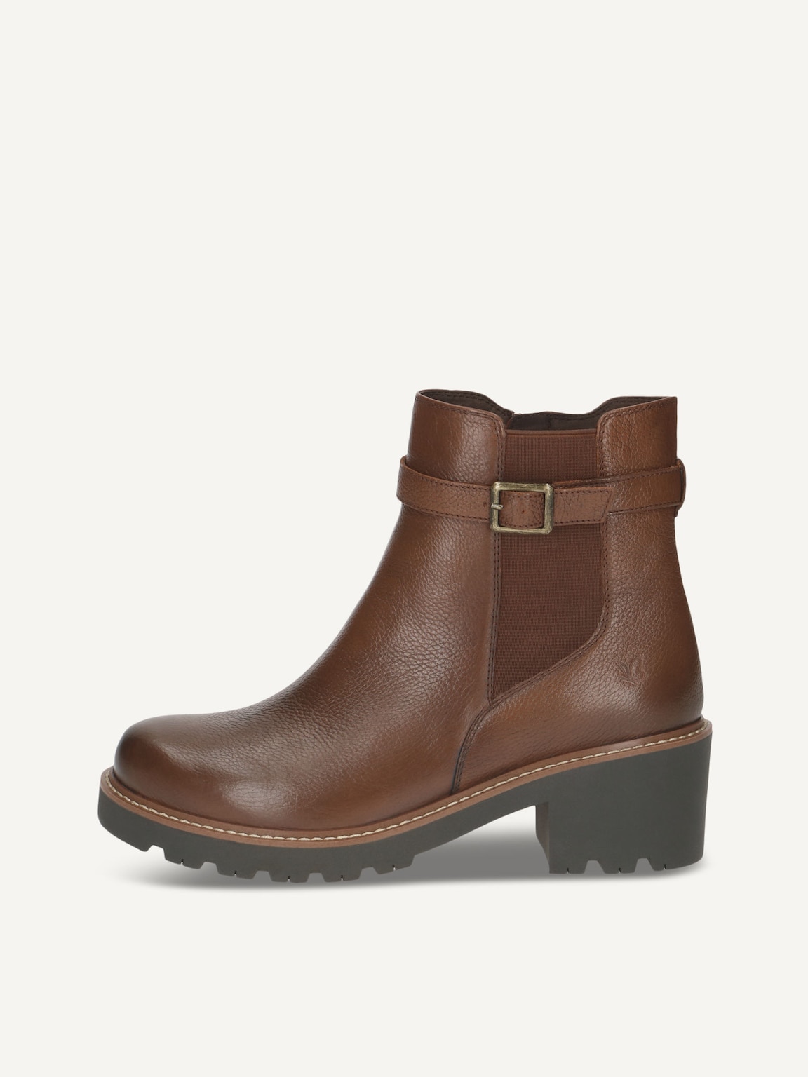 Caprice, Leather Bootie - brown warm lining COGNAC NAPPA, image 2 of 5