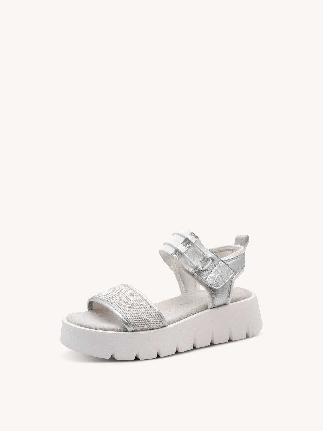 Marco Tozzi, Sandaal - wit WHITE COMB, afbeelding 1 van 6