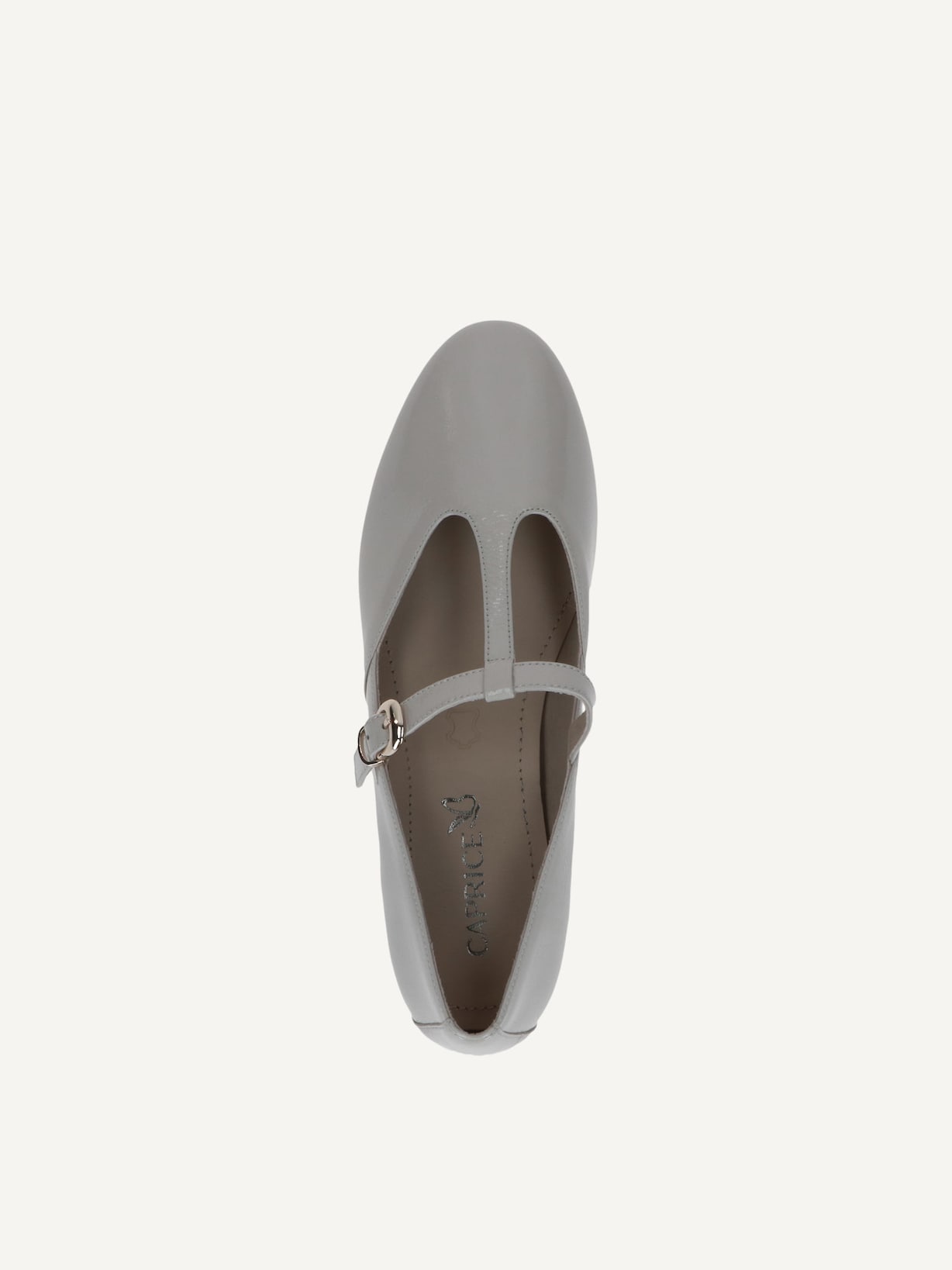 Caprice, Slipper en cuir - blanc SNOW NAPLAK, image 5 sur 6