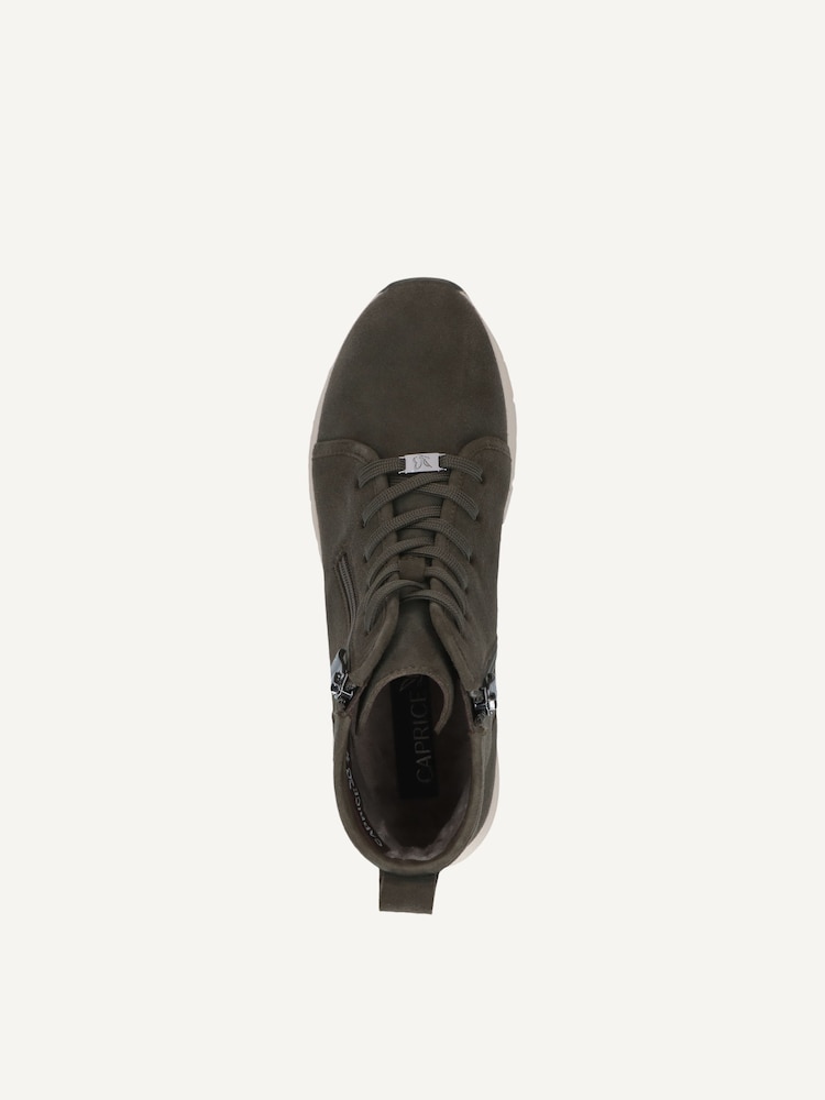 Caprice, Leather Bootie - khaki KHAKI SUEDE, image 4 of 5