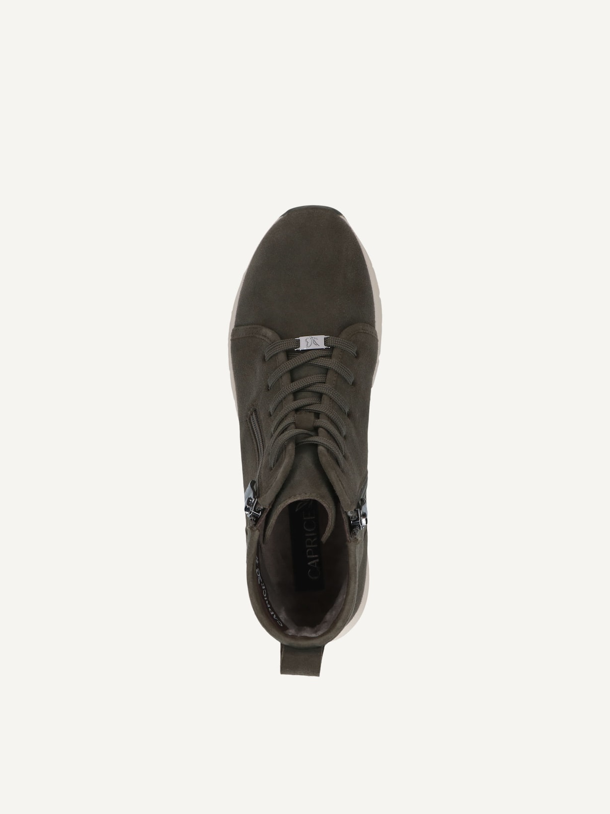 Caprice, Leather Bootie - khaki KHAKI SUEDE, image 4 of 5