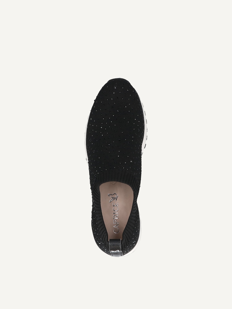 Caprice, Basket - noir BLACK KNIT, image 4 sur 5