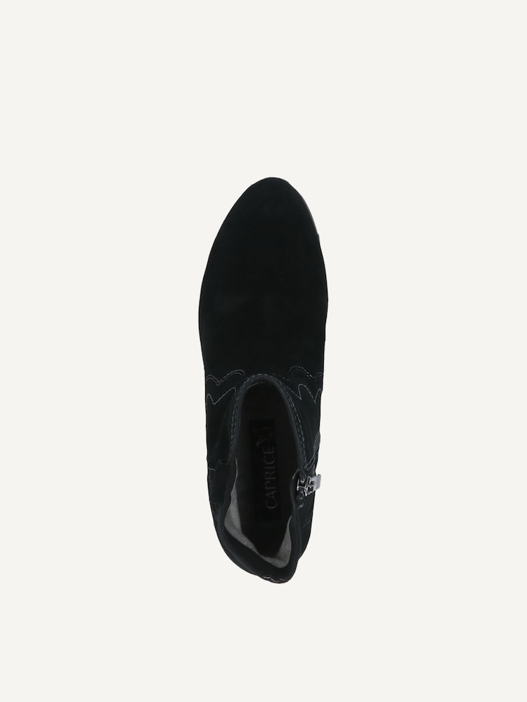 Caprice, Bottine en cuir - noir BLACK SUEDE, image 4 sur 5
