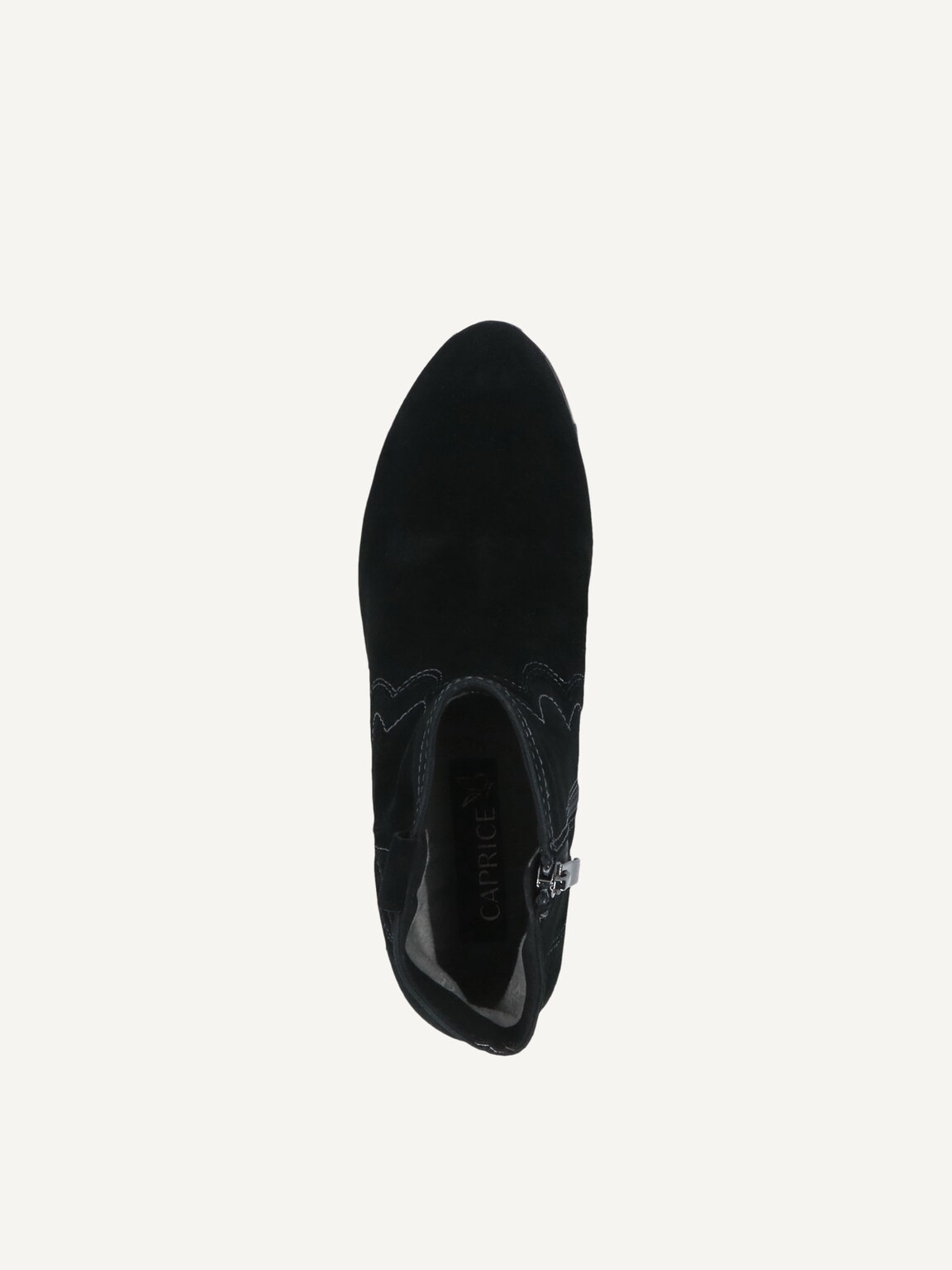 Caprice, Leather Bootie - black BLACK SUEDE, image 5 of 5