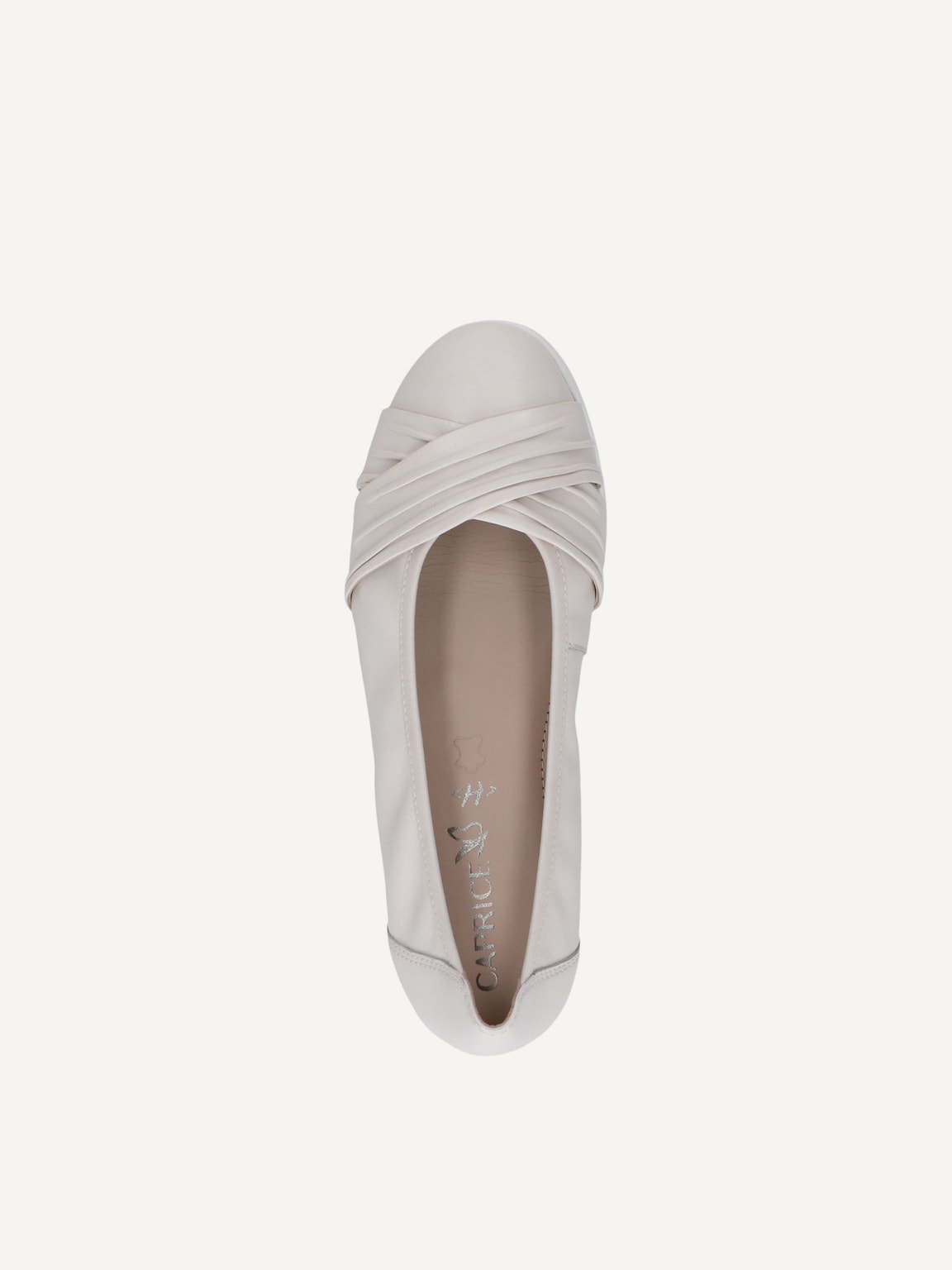 Caprice, Leather Ballerina - white OFFWHITE NAPPA, image 5 of 5