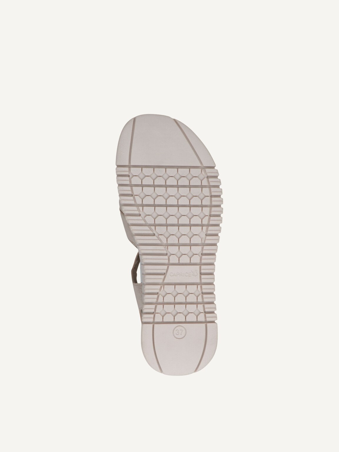 Caprice, Leather Heeled sandal - metallic PLATIN METAL., image 4 of 5