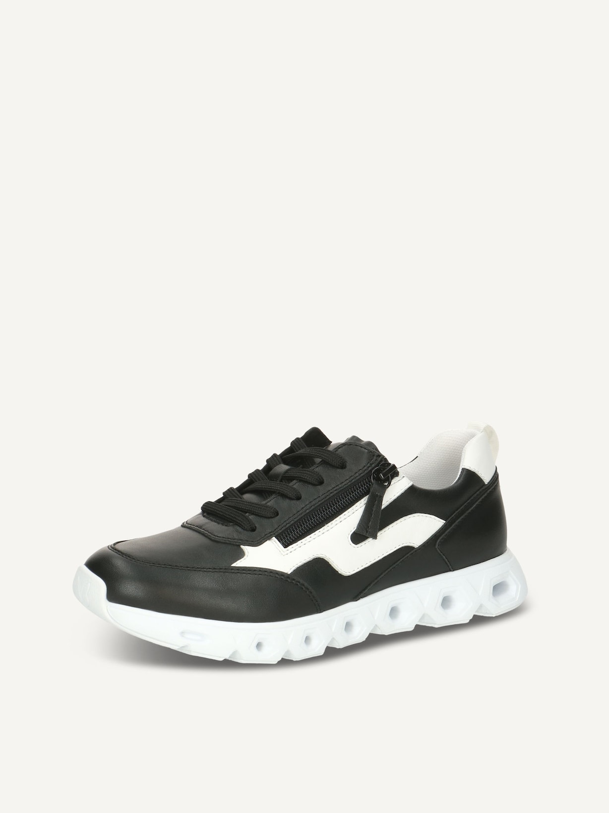 Caprice, Basket en cuir - noir BLACK/WHITE, image 2 sur 5