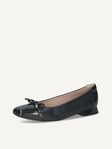 Not selected, Caprice, Leather Ballerina - blue OCEAN COMB