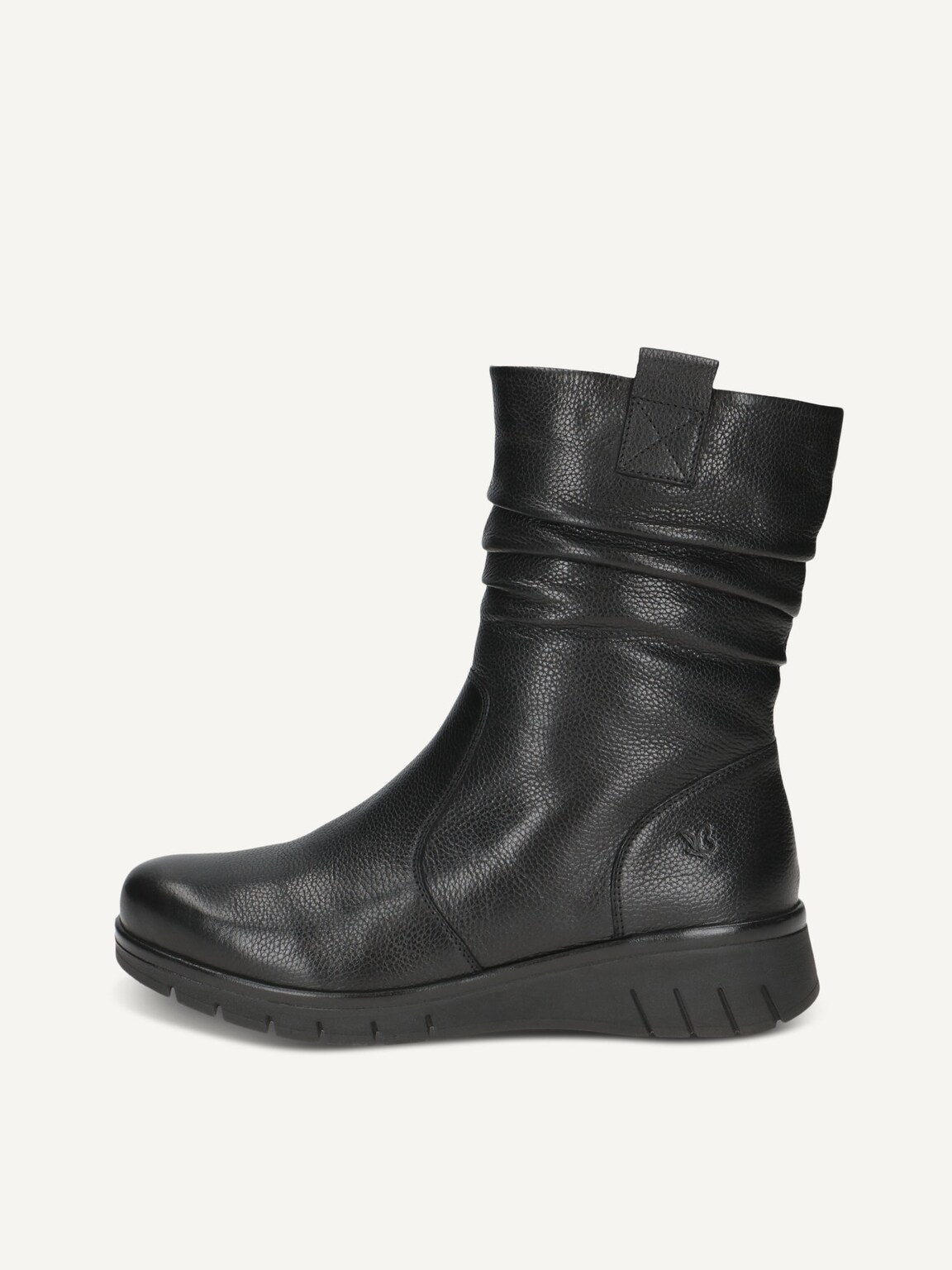 Caprice, Leather Bootie - black warm lining BLACK NAPPA, image 3 of 6