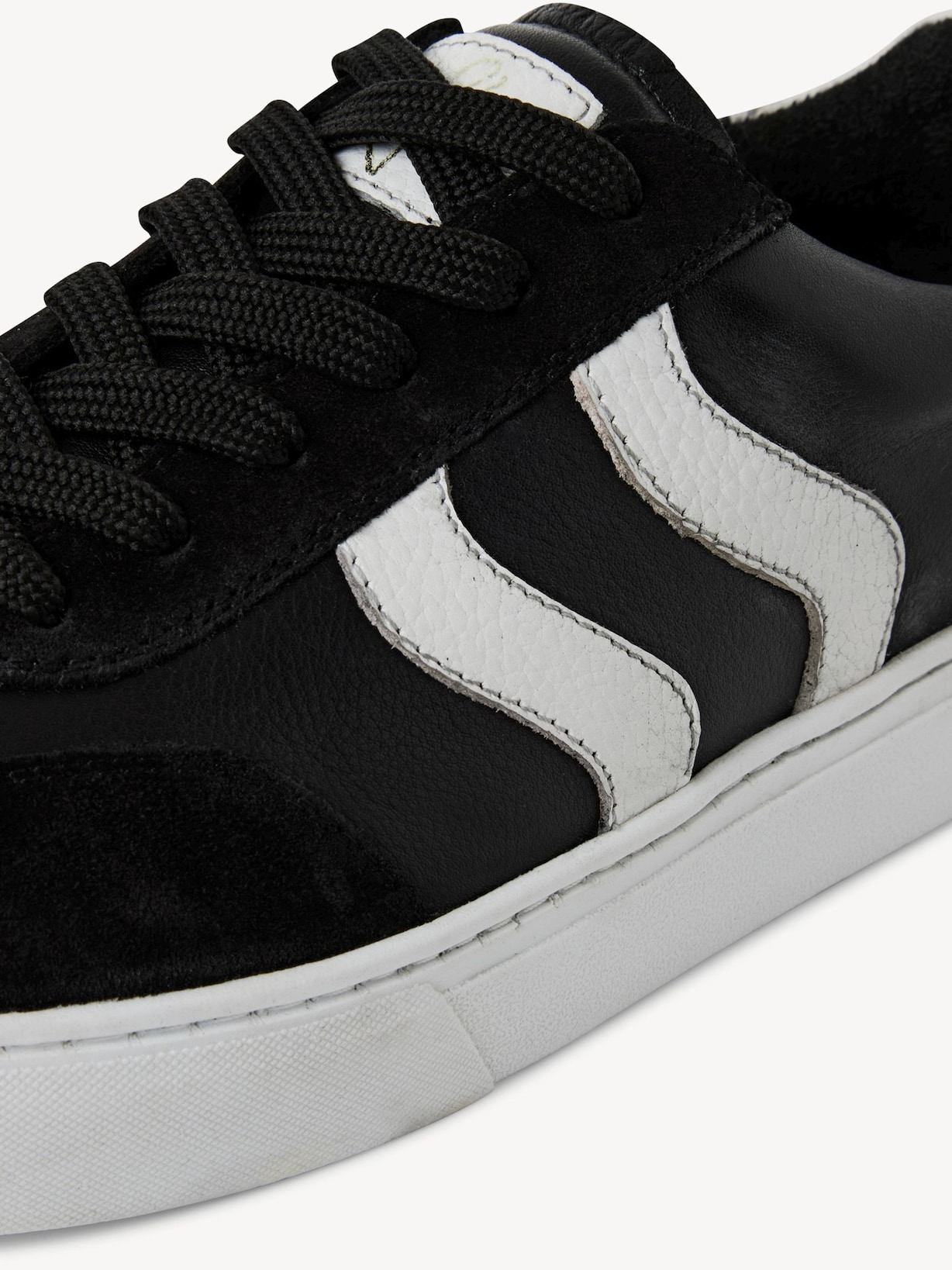 Marco Tozzi, Leren Sneaker - zwart BLACK COMB, afbeelding 5 van 7