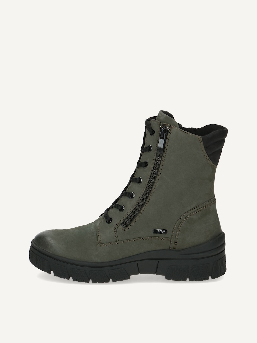 Caprice, Bottine en cuir - khaki doublure chaude KHAKI COMB, image 1 sur 5