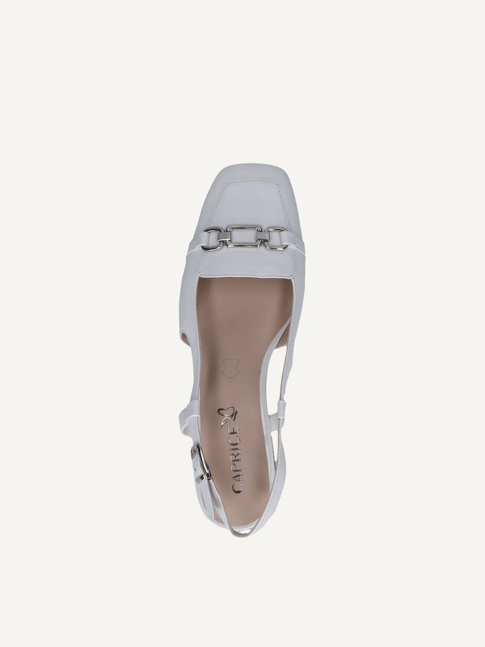 Caprice, Escarpin en cuir - blanc WHITE NAPLAK, image 5 sur 6