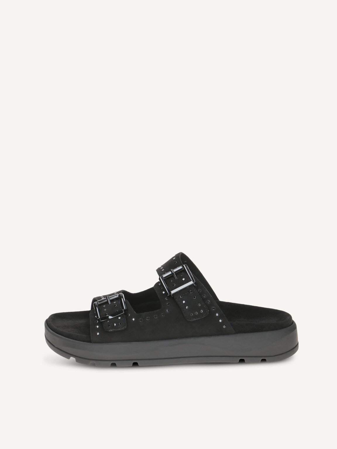 Caprice, Leather Mule - black BLACK SUEDE, image 2 of 5