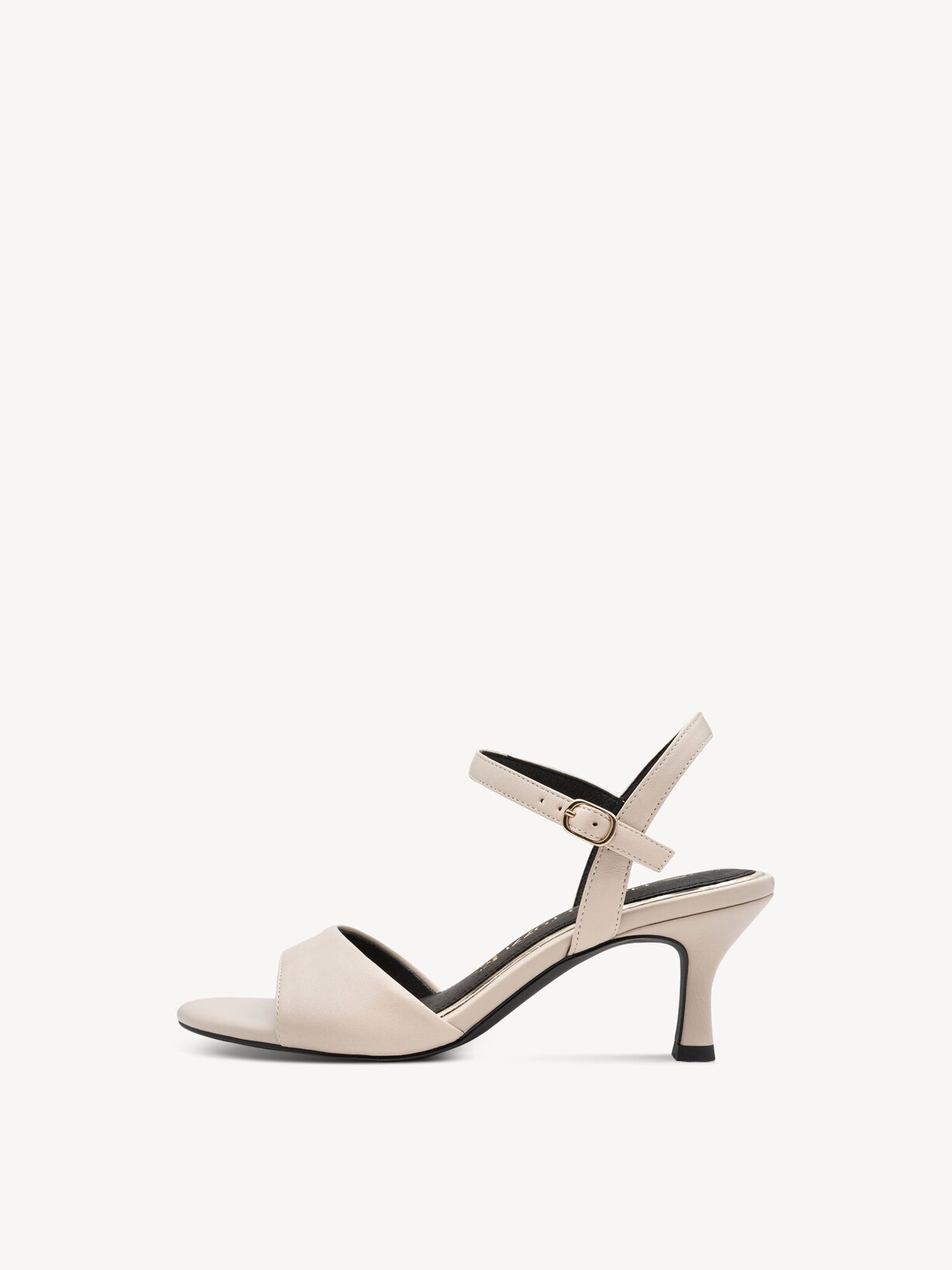 Marco Tozzi, Leren Sandaaltje - beige CREAM, afbeelding 2 van 6