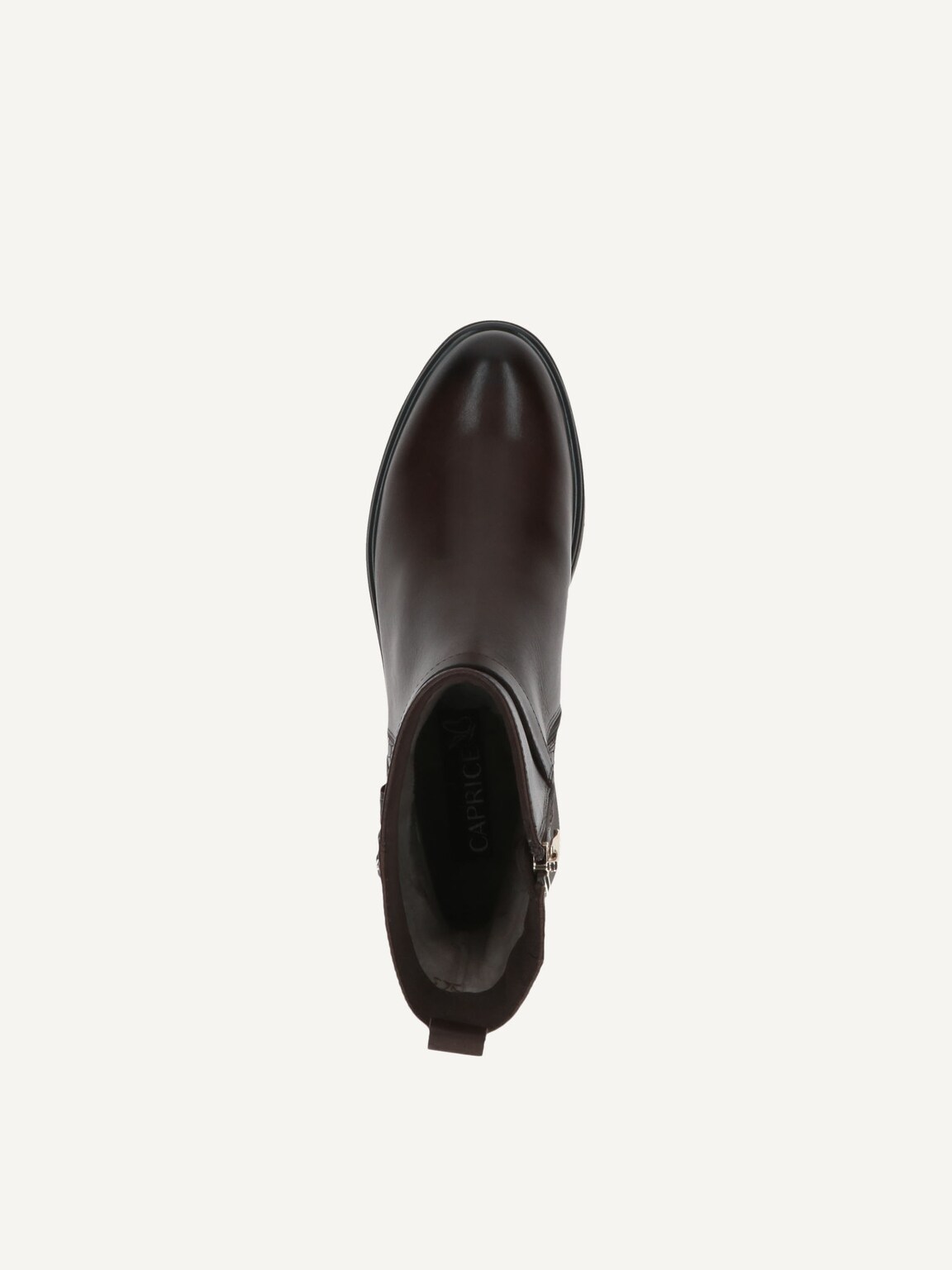 Caprice, Leather Bootie - brown DK BROWN COMB, image 6 of 6