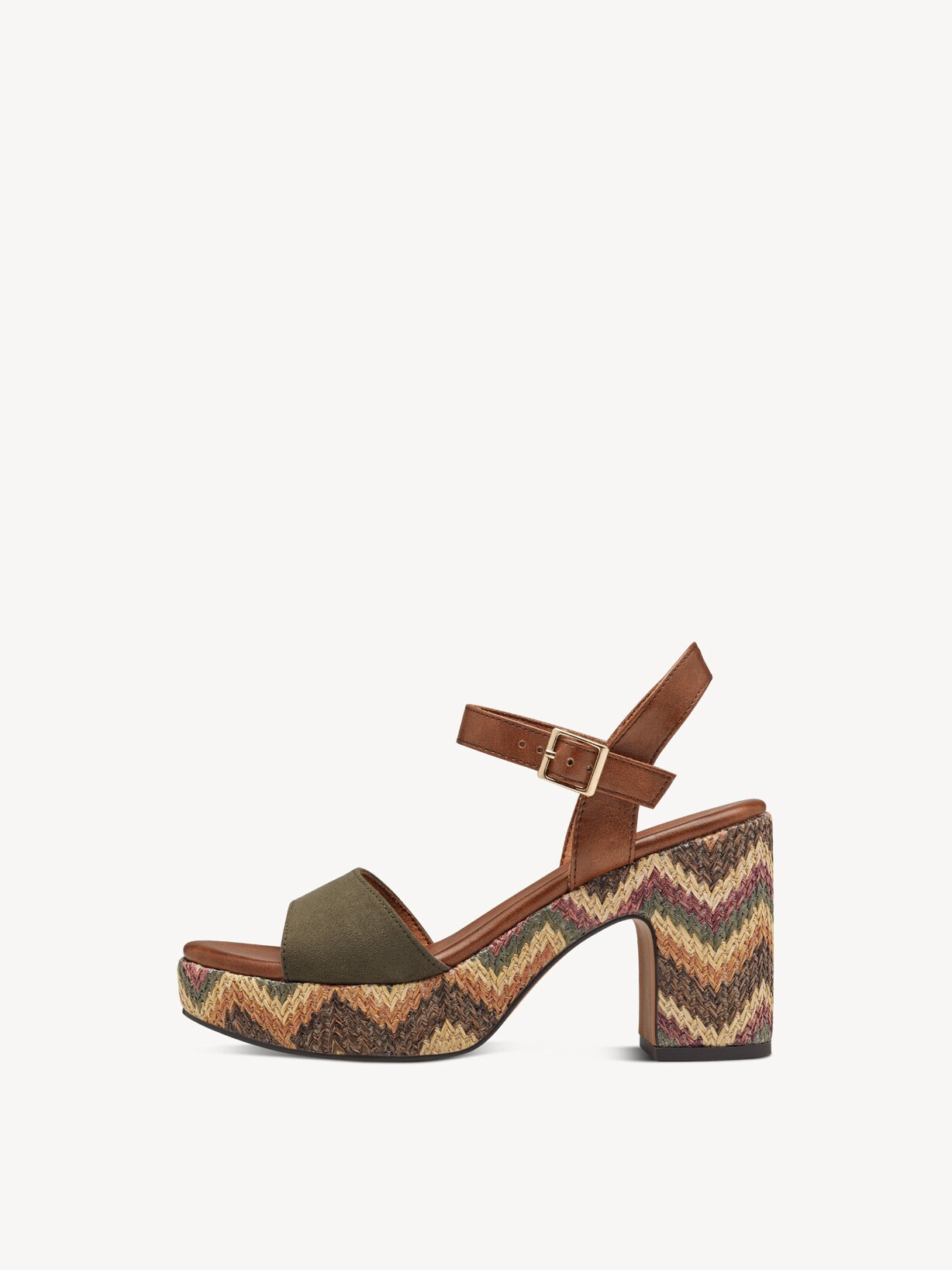 Marco Tozzi, Sandal - khaki KHAKI COMB, bild 2 av 6