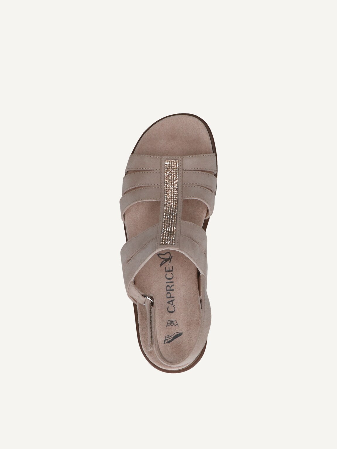 Caprice, Sandal - beige SAND SUEDE, image 6 of 6