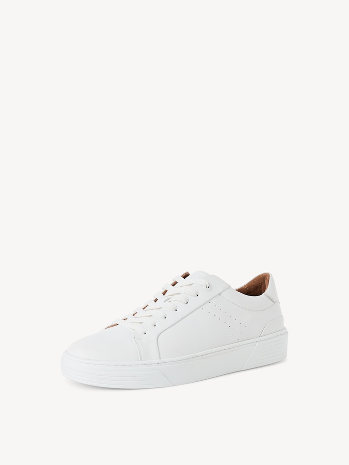 Marco Tozzi, Ledersneaker - weiß WHITE