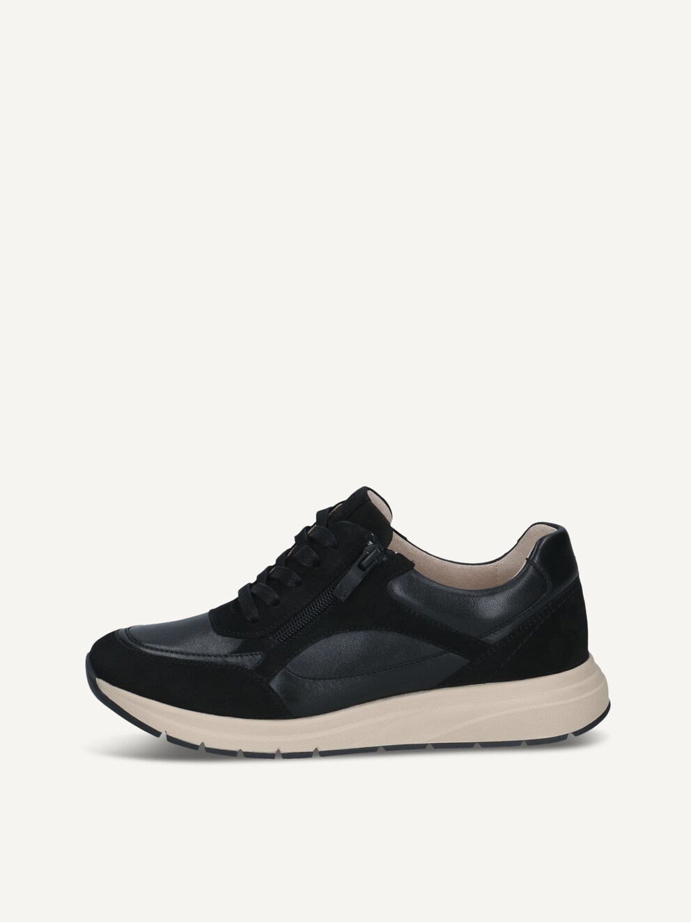 Caprice, Leather Sneaker - black BLACK COMB, image 1 of 5
