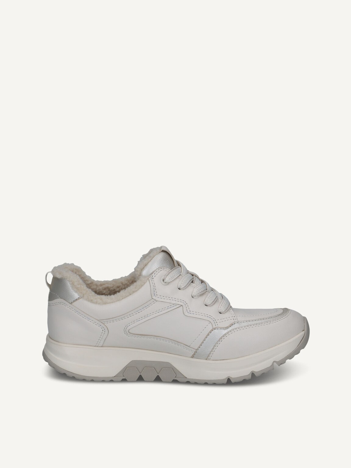 Caprice, Leather Sneaker - white OFFWHITE COMB, image 3 of 5