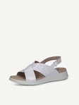 Not selected, Caprice, Leather Sandal - white WHITE NAPLAK