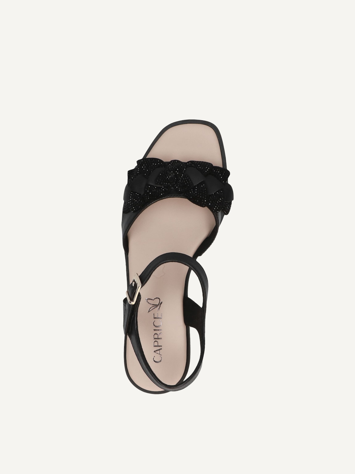 Caprice, Leather Heeled sandal - black BLACK COMB, image 6 of 6