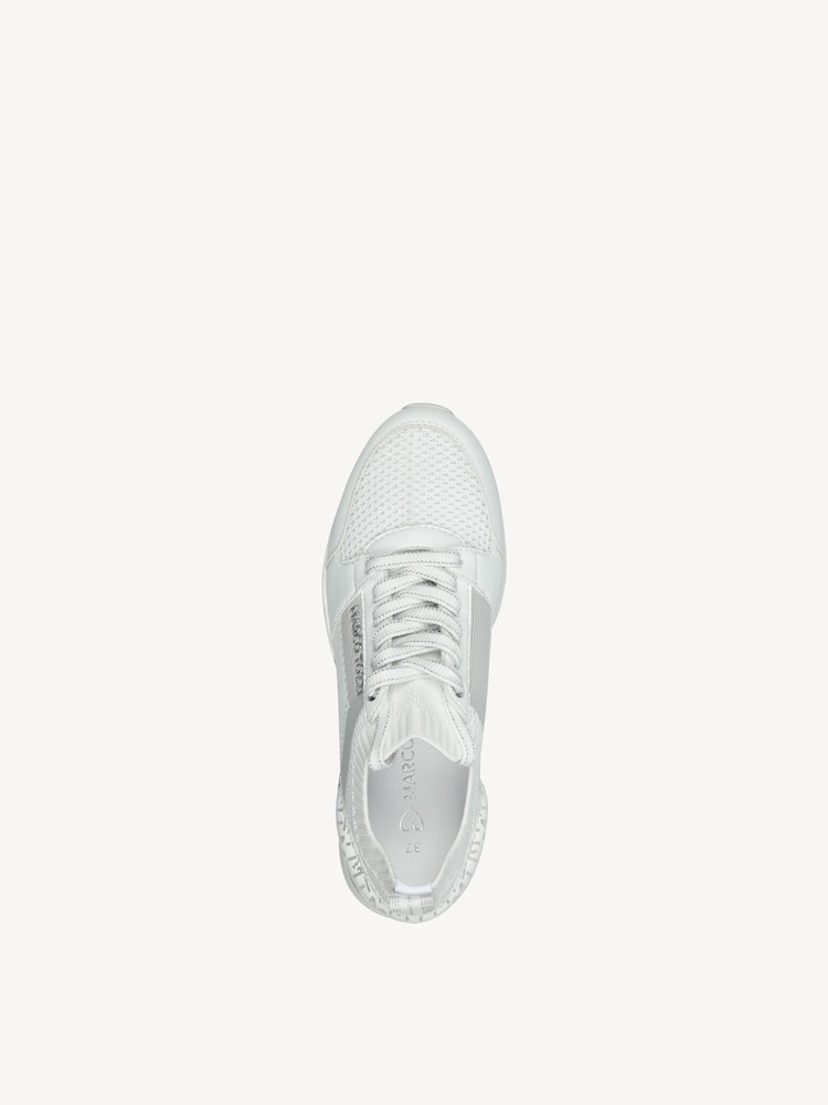Marco Tozzi, Sneaker - bianco WHITE COMB, immagine 3 di 6