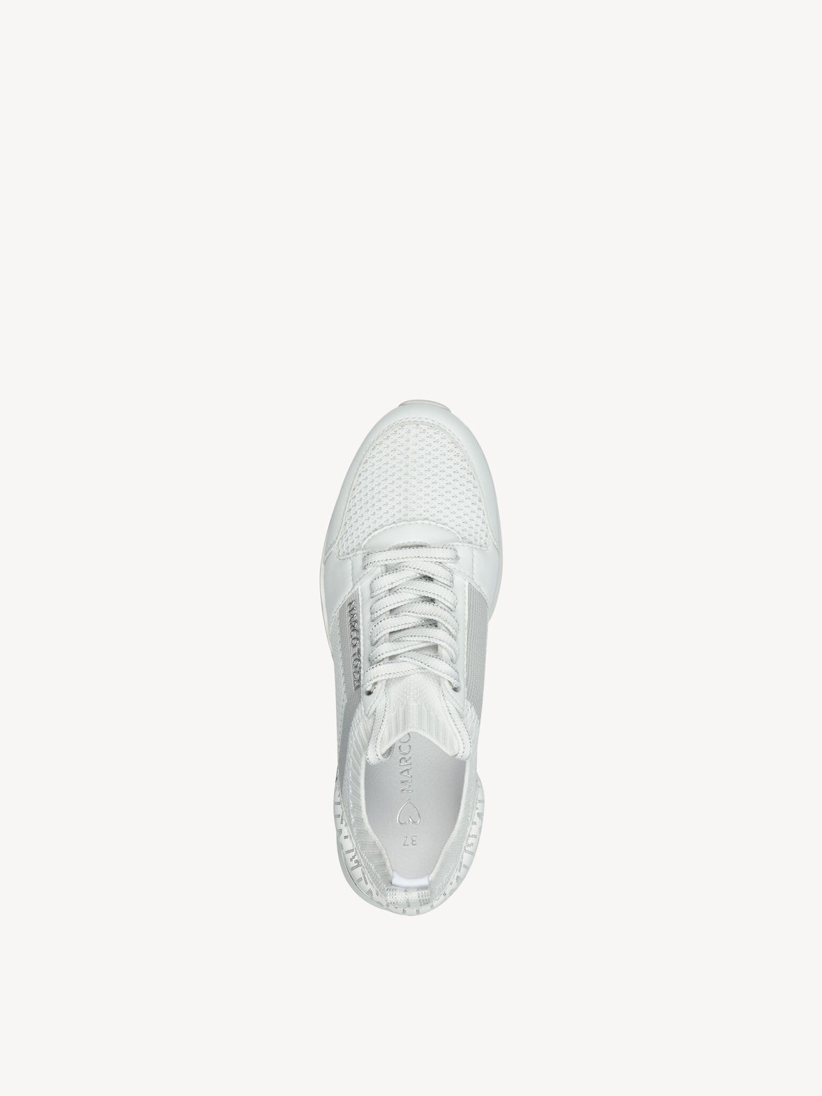 Marco Tozzi, Sneaker - bianco WHITE COMB, immagine 3 di 6